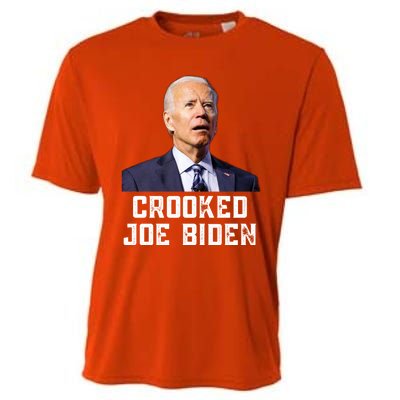 Crooked Joe Biden Trump Quote Called Joe Biden Crooked Cooling Performance Crew T-Shirt