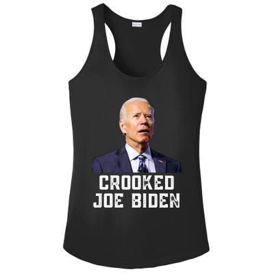 Crooked Joe Biden Trump Quote Called Joe Biden Crooked Ladies PosiCharge Competitor Racerback Tank