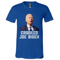 Crooked Joe Biden Trump Quote Called Joe Biden Crooked V-Neck T-Shirt