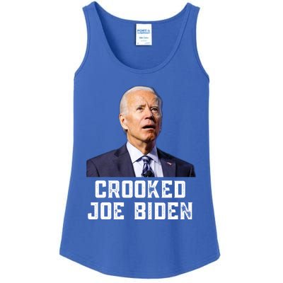 Crooked Joe Biden Trump Quote Called Joe Biden Crooked Ladies Essential Tank