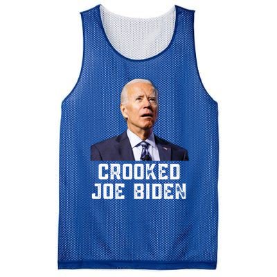 Crooked Joe Biden Trump Quote Called Joe Biden Crooked Mesh Reversible Basketball Jersey Tank