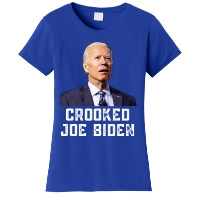 Crooked Joe Biden Trump Quote Called Joe Biden Crooked Women's T-Shirt