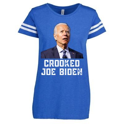 Crooked Joe Biden Trump Quote Called Joe Biden Crooked Enza Ladies Jersey Football T-Shirt