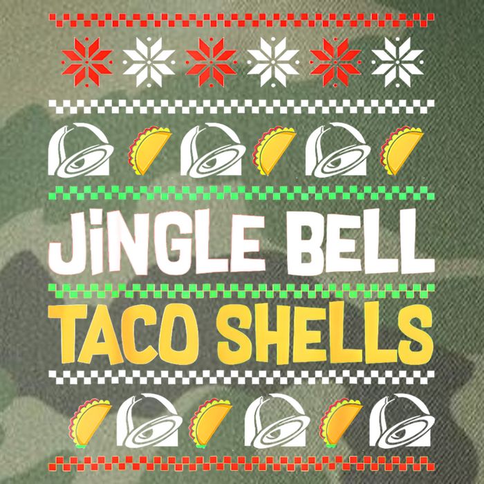 Christmas Jingle Bells Taco Shells Funny Ugly Xmas Sweater Legacy Tie Dye Trucker Hat