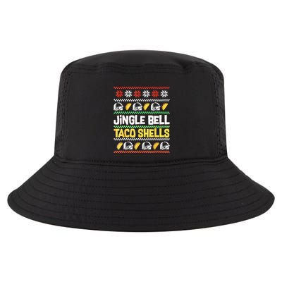 Christmas Jingle Bells Taco Shells Funny Ugly Xmas Sweater Cool Comfort Performance Bucket Hat