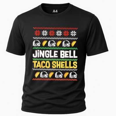 Christmas Jingle Bells Taco Shells Funny Ugly Xmas Sweater Performance Shirt