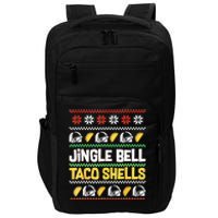 Christmas Jingle Bells Taco Shells Funny Ugly Xmas Sweater Impact Tech Backpack