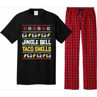 Christmas Jingle Bells Taco Shells Funny Ugly Xmas Sweater Pajama Set