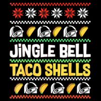 Christmas Jingle Bells Taco Shells Funny Ugly Xmas Sweater 16 in Basic Backpack
