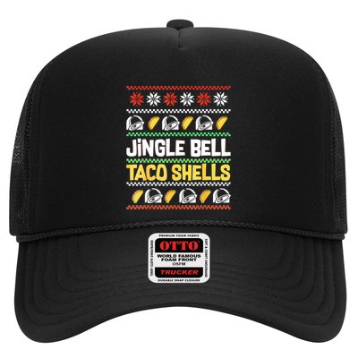 Christmas Jingle Bells Taco Shells Funny Ugly Xmas Sweater Trucker Hat