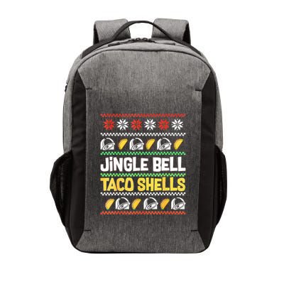 Christmas Jingle Bells Taco Shells Funny Ugly Xmas Sweater Vector Backpack