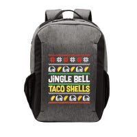 Christmas Jingle Bells Taco Shells Funny Ugly Xmas Sweater Vector Backpack