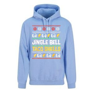 Christmas Jingle Bells Taco Shells Funny Ugly Xmas Sweater Unisex Surf Hoodie