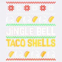 Christmas Jingle Bells Taco Shells Funny Ugly Xmas Sweater Garment-Dyed Sweatshirt