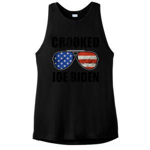 Crooked Joe Biden Trump Quote Called Joe Biden Crooked Ladies PosiCharge Tri-Blend Wicking Tank