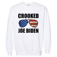 Crooked Joe Biden Trump Quote Called Joe Biden Crooked Garment-Dyed Sweatshirt