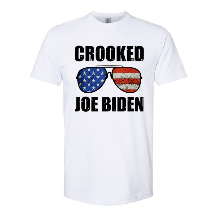 Crooked Joe Biden Trump Quote Called Joe Biden Crooked Softstyle CVC T-Shirt