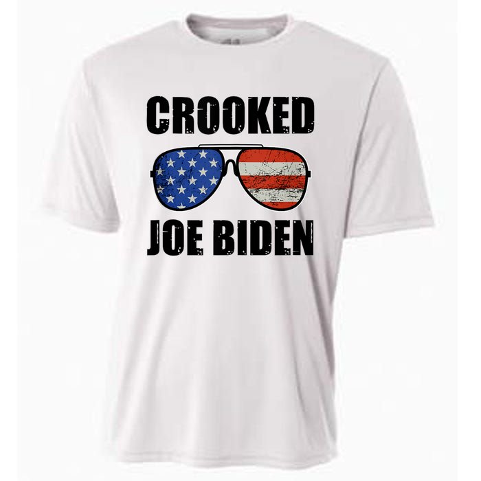 Crooked Joe Biden Trump Quote Called Joe Biden Crooked Cooling Performance Crew T-Shirt