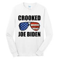 Crooked Joe Biden Trump Quote Called Joe Biden Crooked Tall Long Sleeve T-Shirt