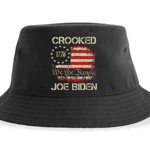 Crooked Joe Biden Trump Quote Called Joe Biden Crooked Sustainable Bucket Hat