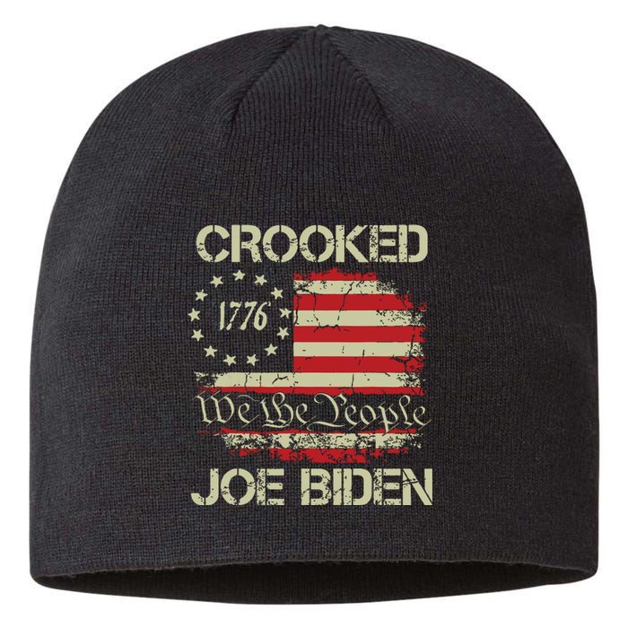 Crooked Joe Biden Trump Quote Called Joe Biden Crooked Sustainable Beanie