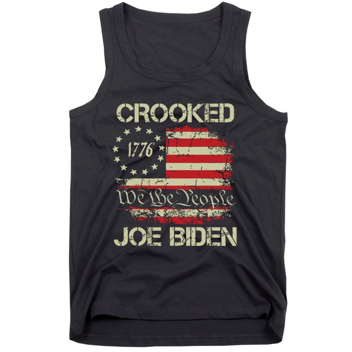 Crooked Joe Biden Trump Quote Called Joe Biden Crooked Tank Top