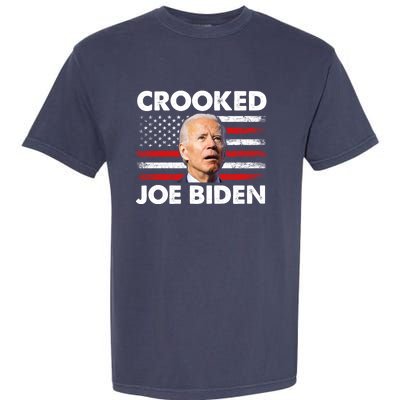 Crooked Joe Biden Trump Quote Called Joe Biden Crooked Garment-Dyed Heavyweight T-Shirt