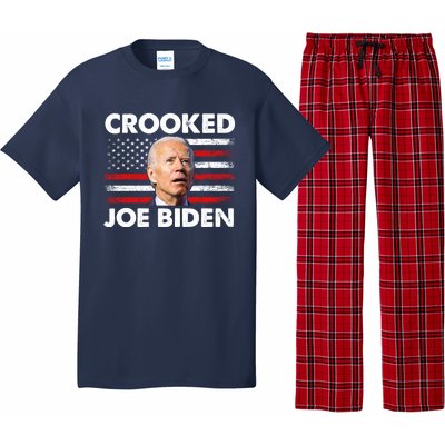 Crooked Joe Biden Trump Quote Called Joe Biden Crooked Pajama Set