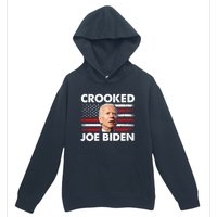 Crooked Joe Biden Trump Quote Called Joe Biden Crooked Urban Pullover Hoodie