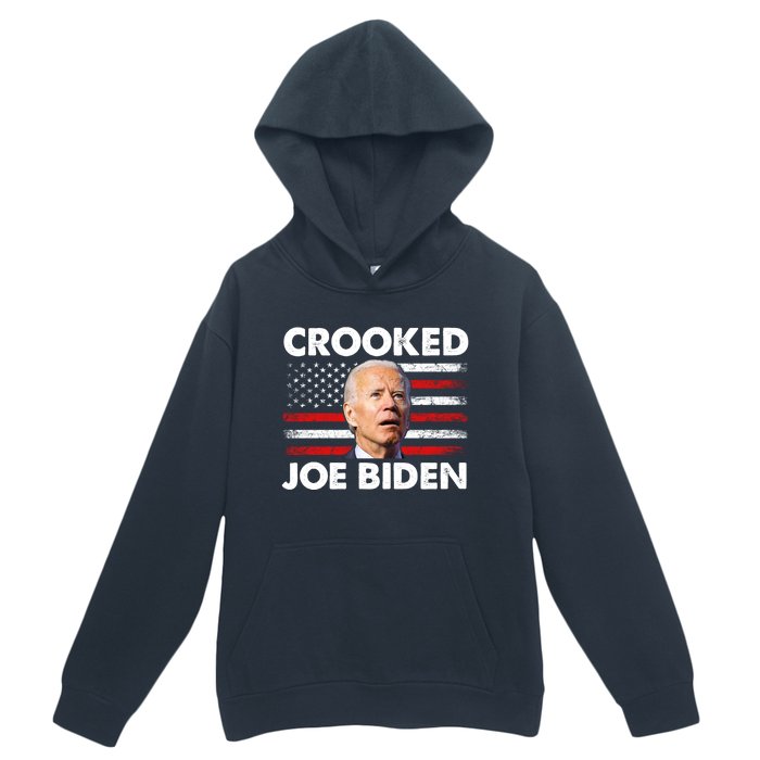 Crooked Joe Biden Trump Quote Called Joe Biden Crooked Urban Pullover Hoodie