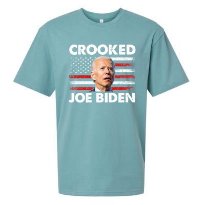 Crooked Joe Biden Trump Quote Called Joe Biden Crooked Sueded Cloud Jersey T-Shirt