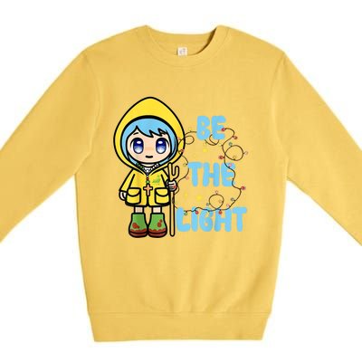 Christmas Jubilee Be The Light Luce Anime Mascot Of The 2025 Xmas Gift Premium Crewneck Sweatshirt