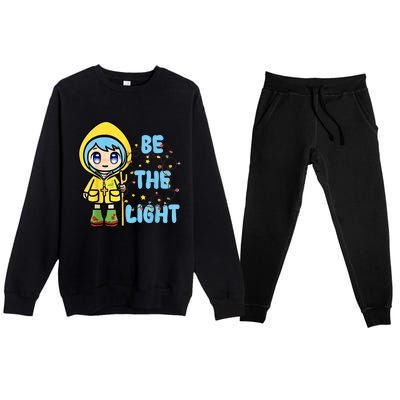 Christmas Jubilee Be The Light Luce Anime Mascot Of The 2025 Xmas Gift Premium Crewneck Sweatsuit Set