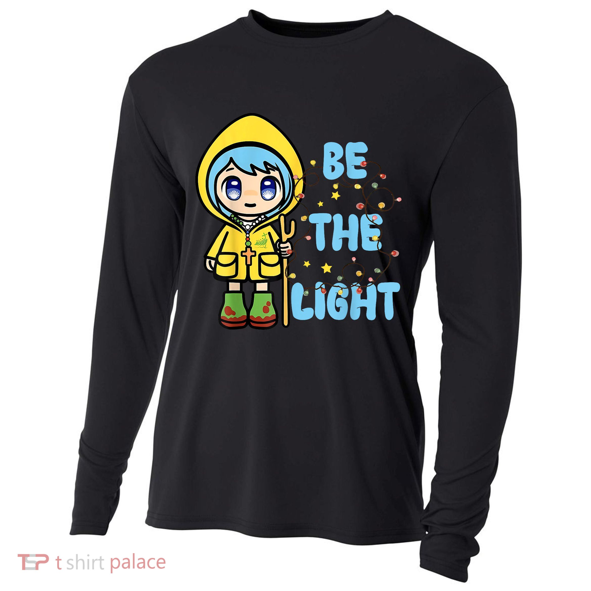 Christmas Jubilee Be The Light Luce Anime Mascot Of The 2025 Xmas Gift Cooling Performance Long Sleeve Crew