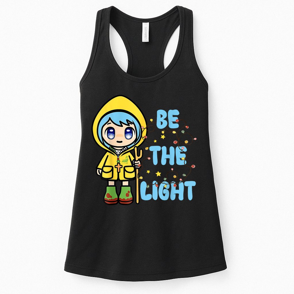 Christmas Jubilee Be The Light Luce Anime Mascot Of The 2025 Xmas Gift Womens Tank Top