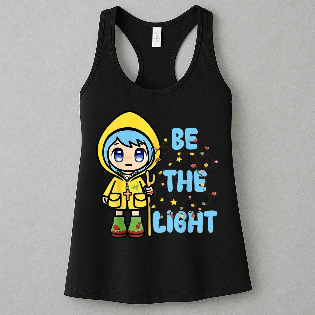Christmas Jubilee Be The Light Luce Anime Mascot Of The 2025 Xmas Gift Womens Tank Top