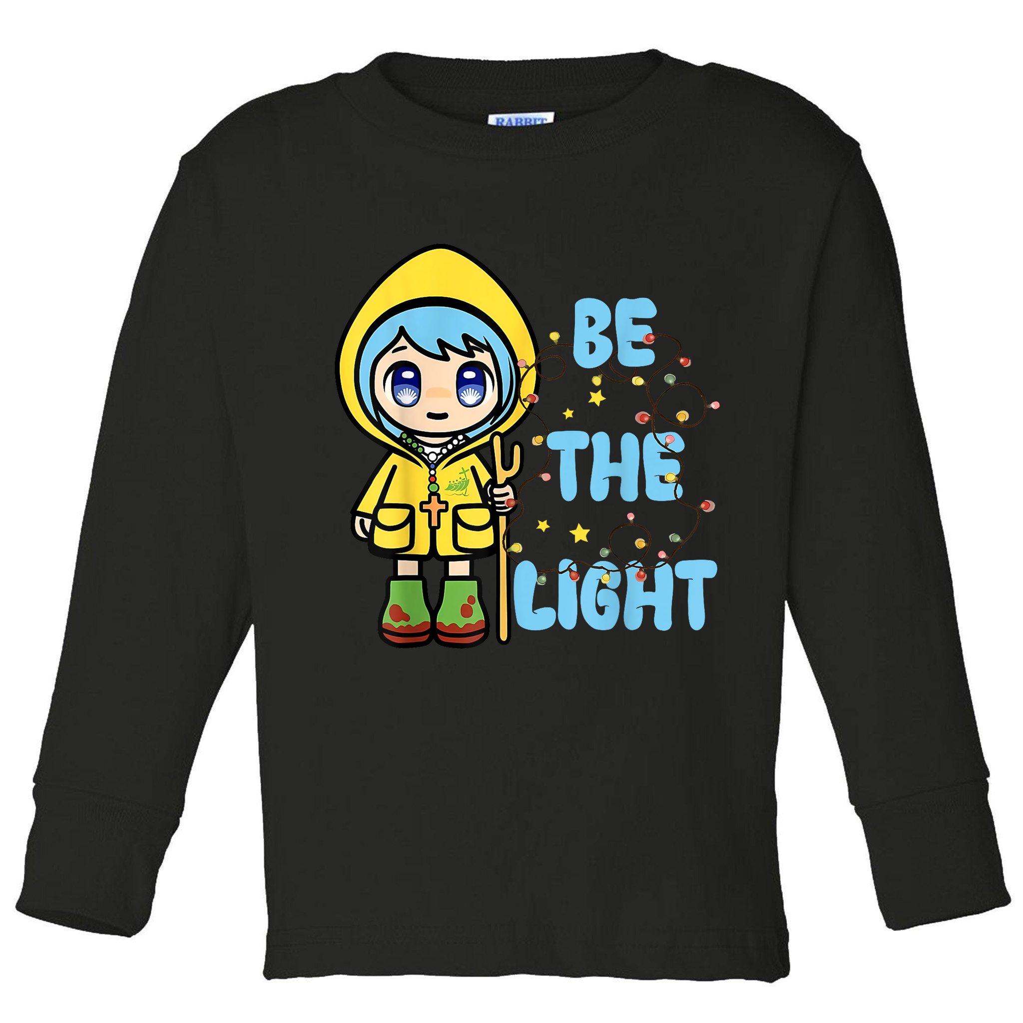 Christmas Jubilee Be The Light Luce Anime Mascot Of The 2025 Xmas Gift Toddler Long Sleeve Shirt