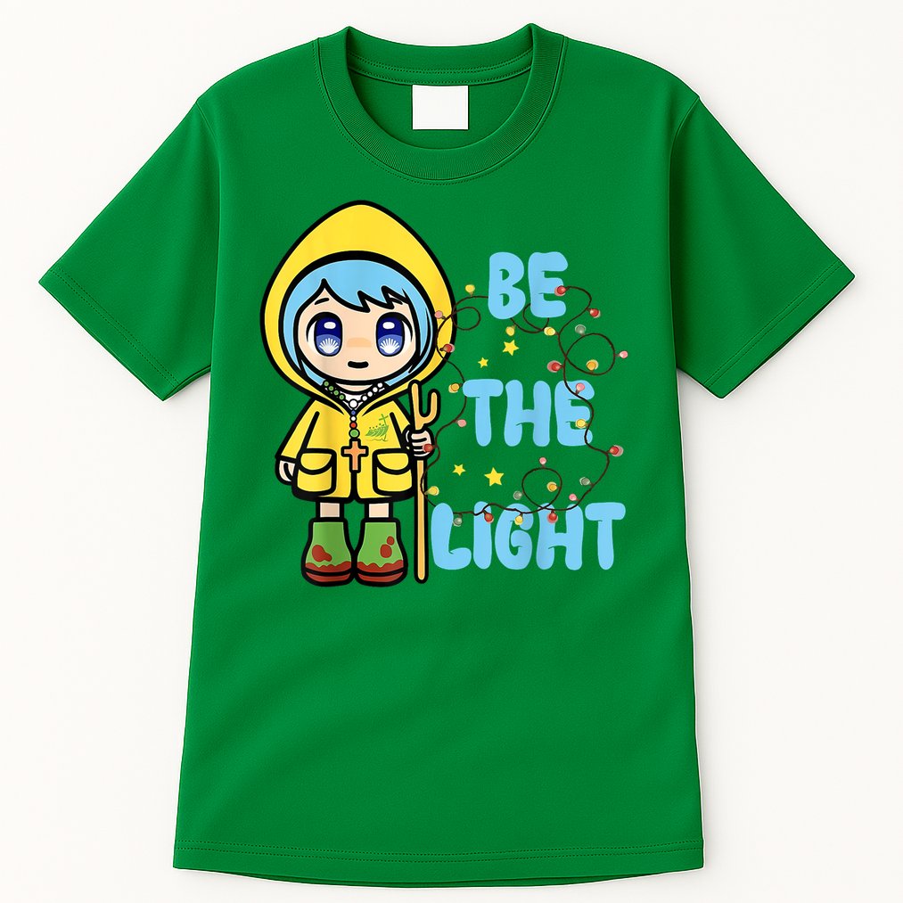 Christmas Jubilee Be The Light Luce Anime Mascot Of The 2025 Xmas Gift Tall T-Shirt