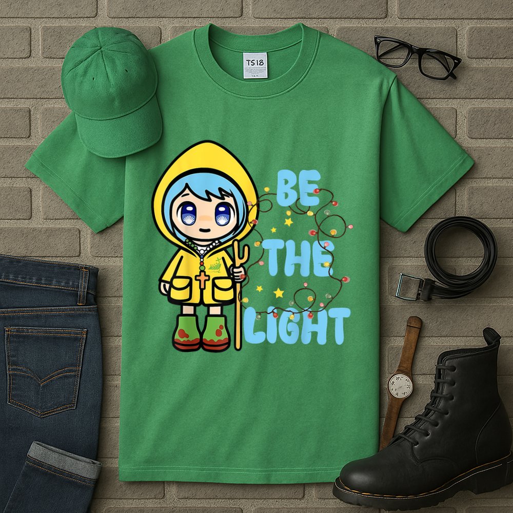 Christmas Jubilee Be The Light Luce Anime Mascot Of The 2025 Xmas Gift Tall T-Shirt