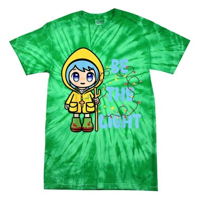 Christmas Jubilee Be The Light Luce Anime Mascot Of The 2025 Xmas Gift Tie-Dye T-Shirt