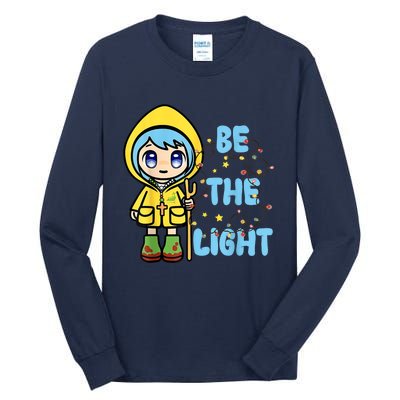 Christmas Jubilee Be The Light Luce Anime Mascot Of The 2025 Xmas Gift Tall Long Sleeve T-Shirt