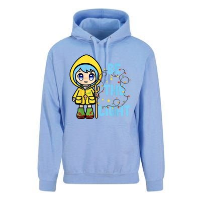 Christmas Jubilee Be The Light Luce Anime Mascot Of The 2025 Xmas Gift Unisex Surf Hoodie