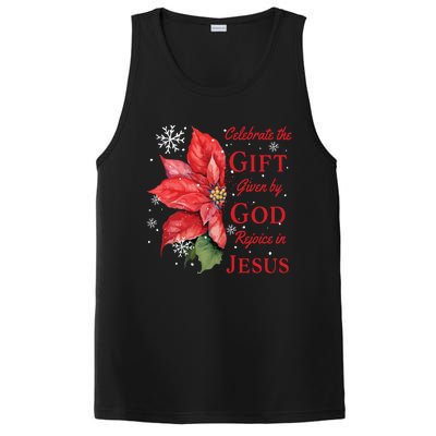 Celebrate Jesus Birth Christian Christmas Gift PosiCharge Competitor Tank