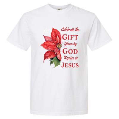 Celebrate Jesus Birth Christian Christmas Gift Garment-Dyed Heavyweight T-Shirt