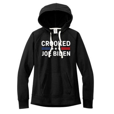 Crooked Joe Biden Women's Fleece Hoodie