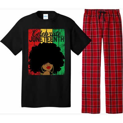 Celebrate Juneteenth Blm Melanin Black History Month Gift Pajama Set