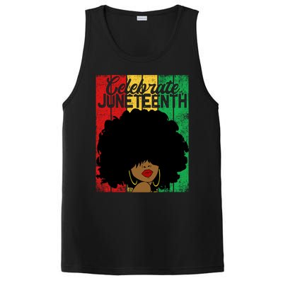 Celebrate Juneteenth Blm Melanin Black History Month Gift PosiCharge Competitor Tank