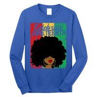 Celebrate Juneteenth Blm Melanin Black History Month Gift Long Sleeve Shirt