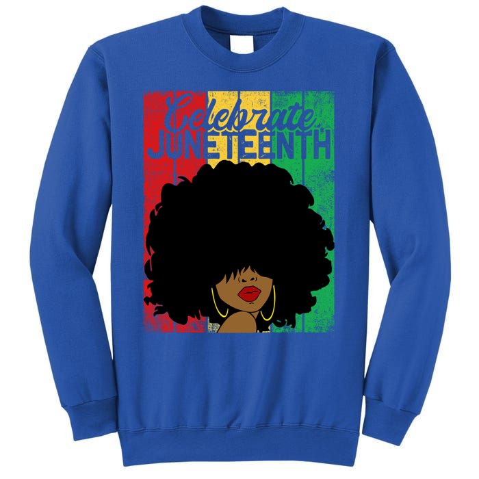 Celebrate Juneteenth Blm Melanin Black History Month Gift Sweatshirt