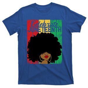 Celebrate Juneteenth Blm Melanin Black History Month Gift T-Shirt